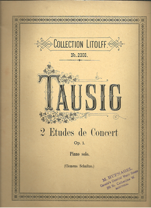 Picture of 2 Etudes de Concert Op. 1, Carl Tausig