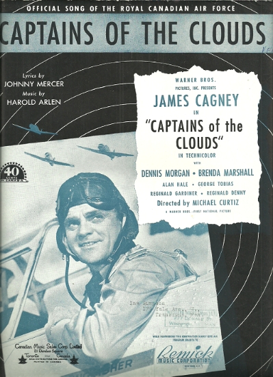 Picture of Captains of the Clouds, movie title song, Johnny Mercer & Harold Arlen