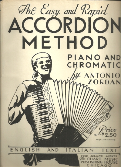 Picture of The Easy and Rapid Accordion Method for Piano & Chromatic, Antonio Zordan