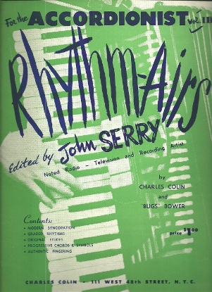 Picture of Rhythm-Airs for the Accordionist Volume 1B, John Serry/ Charles Colin/ Bugs Bower
