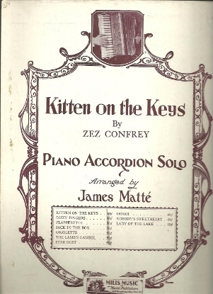 Picture of Kitten on the Keys, Zez Confrey/James Matte