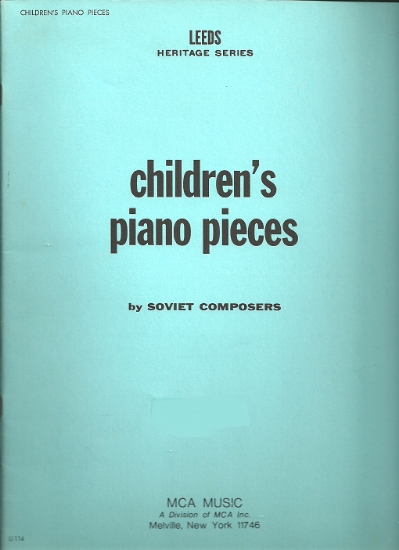 Picture of Children's Piano Pieces by Soviet (Russian) Composers