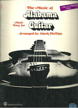 Picture of Alabama, made Easy for Guitar by Mark Phillips