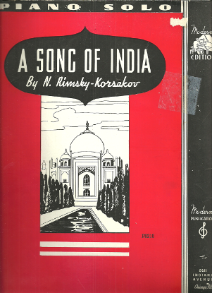 Picture of Song of India, from the legend of "Sadko", N. Rimsky-Korsakov, transc. Moissaye Boguslawski, piano solo