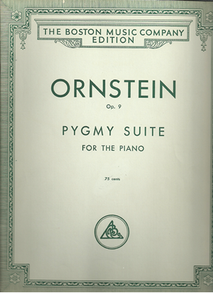 Picture of Pygmy Suite Opus 9, Leo Ornstein, piano solo songbook