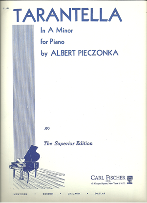 Picture of Tarantella in a minor, Albert Pieczonka, piano solo