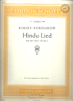 Picture of Song of India (Hindu-Lied), from the legend of "Sadko", N. Rimsky-Korsakov, transc. Lothar Lechner, piano solo