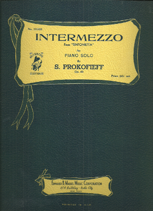 Picture of Intermezzo from "Sinfonietta" Op. 48, S. Prokofieff(Prokofiev)