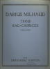 Picture of Trois Rag-Caprices, Darius Milhaud