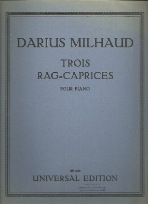 Picture of Trois Rag-Caprices, Darius Milhaud