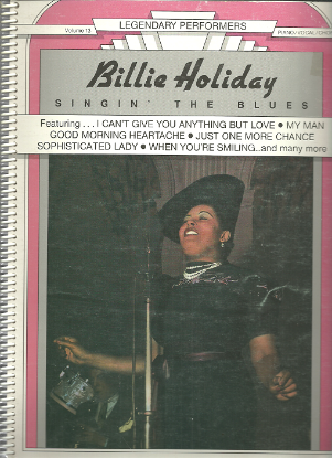 Picture of Billie Holiday, Singin' the Blues, Legendary Performers Series, Volume 13