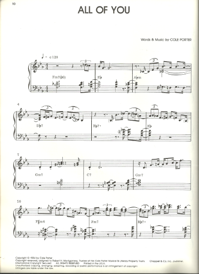 Picture of All of You, Cole Porter, Herbie Hancock/ Brian Priestly transcription, pdf copy