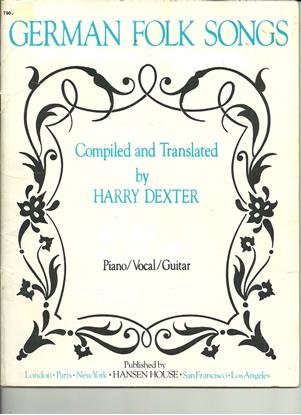Picture of German Folk Songs, arr. for easy piano by Harry Dexter