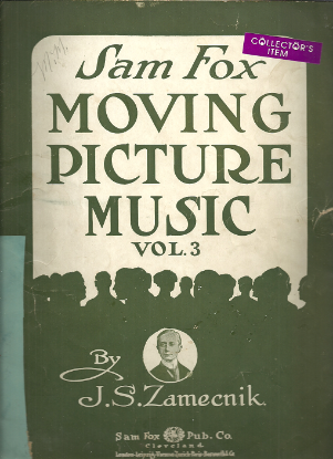 Picture of Sam Fox Moving Picture Music Vol. 3, J. S. Zamecnik, piano solo