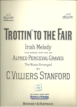 Picture of Trottin' to the Fair, Charles Villiers Stanford, low voice solo