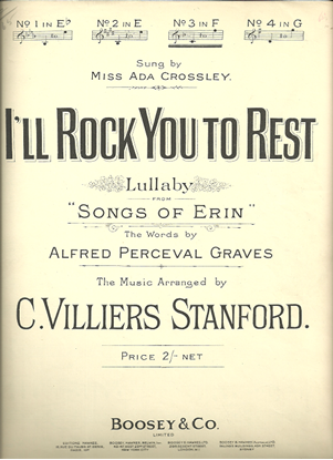 Picture of I'll Rock You to Rest, Charles Villiers Stanford, med-hi vocal solo