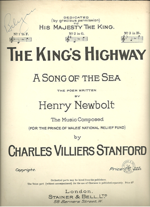 Picture of The King's Highway, Charles Villiers Stanford, high voice solo
