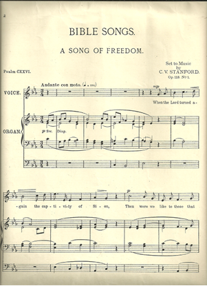 Picture of A Song of Freedom, Charles Villiers Stanford, high voice solo