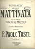 Picture of Mattinata, F. Paolo Tosti, high voice solo
