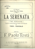 Picture of La Serenata, F. Paolo Tosti, med-high voice solo