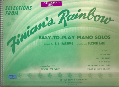 Picture of Finian's Rainbow, Yip Harburg & Burton Lane, arr. easy piano Mischa Portnoff