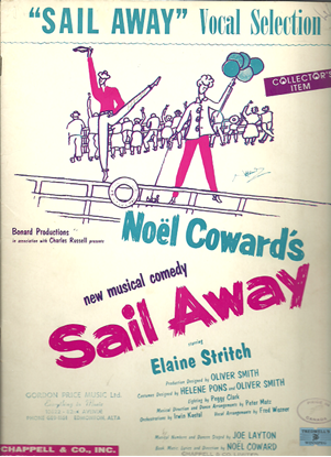Picture of Sail Away, Noel Coward, vocal selections