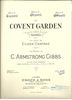 Picture of Covent Garden, Cecil Armstrong Gibbs, high voice solo