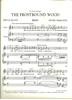 Picture of The Frostbound Wood, Peter Warlock, medium vocal solo