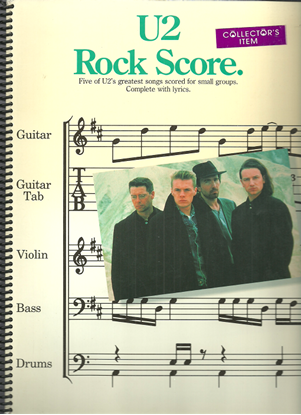 Picture of U2 Rock Score, TAB guitar & score