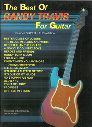 Picture of The Best of Randy Travis for Guitar TAB, songbook