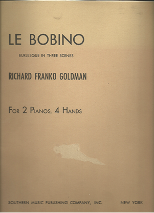 Picture of Le Bobino, Richard Franko Goldman, pianio duo