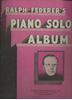 Picture of Ralph Federer's Piano Solo Album