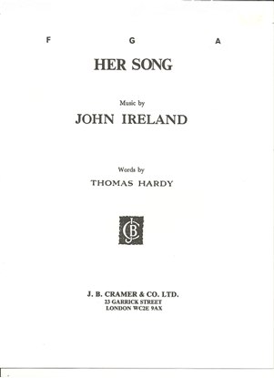 Picture of Her Song, John Ireland, high voice solo