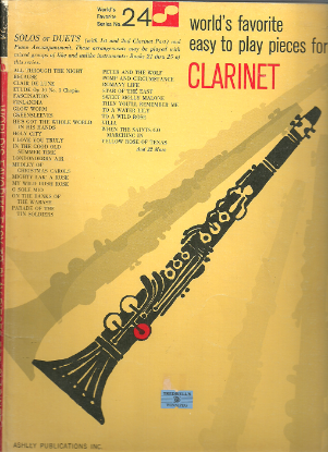 Picture of World's Favorite Series No. 24, Easy to Play Pieces for Two Clarinets, WFS24