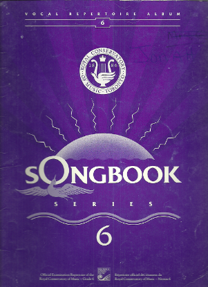 Picture of Songbook 6, 1991 Edition, Royal Conservatory of Music, University of Toronto