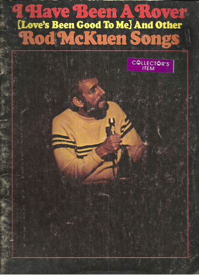 Picture of Rod McKuen, I Have Been a Rover, songbook