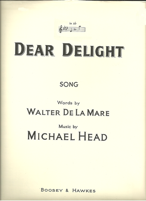 Picture of Dear Delight, Michael Head, high voice solo