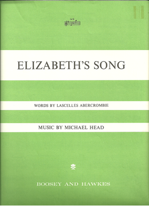Picture of Elizabeth's Song, Michael Head, high voice solo