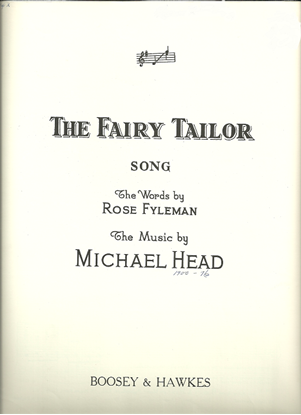 Picture of The Fairy Tailor, Michael Head, high voice solo