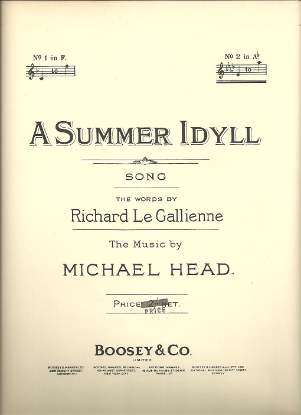 Picture of Summer Idyll, Michael Head, high voice solo