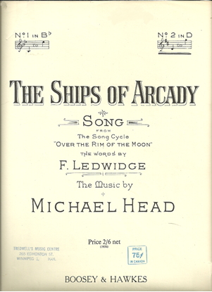 Picture of The Ships of Arcady, Michael Head, high voice