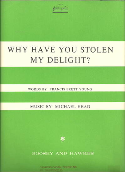 Picture of Why Have You Stolen My Delight, Michael Head, high voice