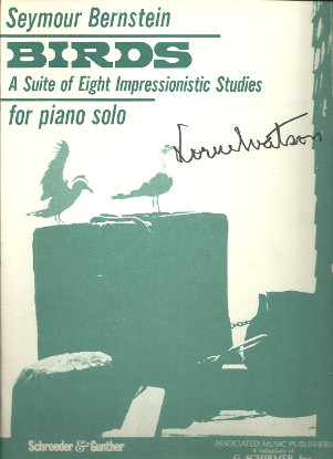 Picture of Birds, Seymour Bernstein, piano solo