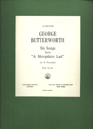 Picture of Six Songs from A Shropshire Lad, George Butterworth