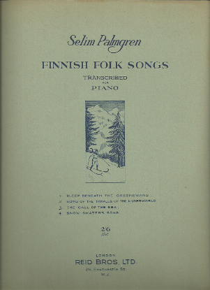 Picture of Finnish Folk Songs, Salim Palmgren, piano solo