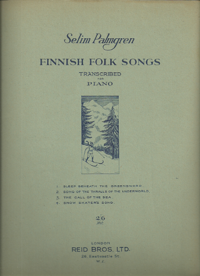 Picture of Finnish Folk Songs, Salim Palmgren, piano solo