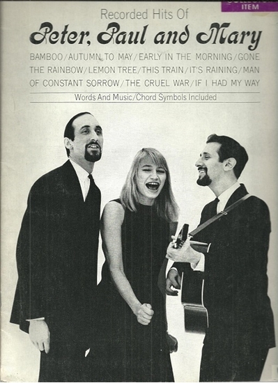 Picture of Peter Paul and Mary, Recorded Hits, songbook