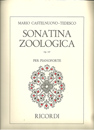Picture of Sonatina Zoologica Op. 187, Mario Castelnuovo-Tedesco, piano solo 