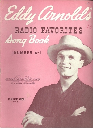 Picture of Eddy Arnold's Radio Favorites Songbook Number 1-A