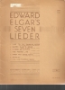 Picture of Edward Elgar, Seven Lieder, low voice